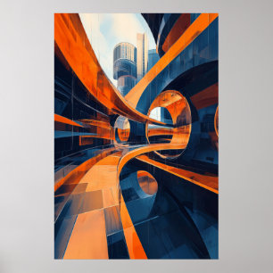 Póster Futurismo retro 1155