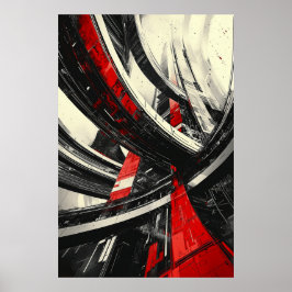 Póster Futurismo retro 1157