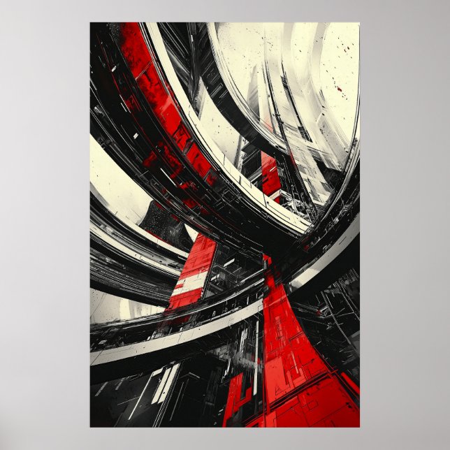 Póster Futurismo retro 1157 (Frente)