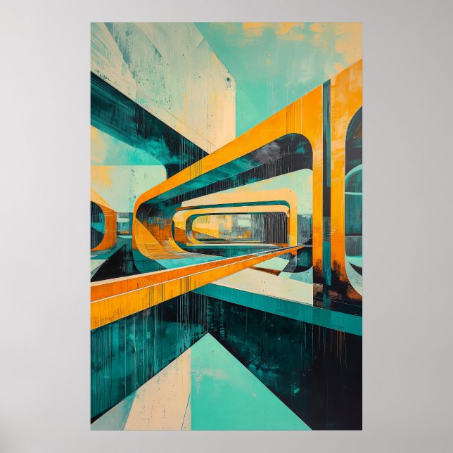 Póster Futurismo retro 1164 (Frente)