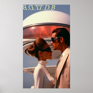Póster Futurismo tropical Sur de Florida - Poster de BDTD
