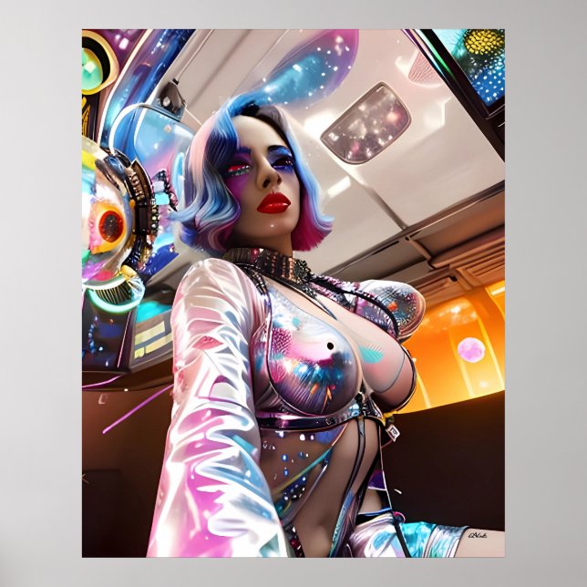 Póster Futurist Revelry (Frente)