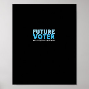 Póster Futuro Camisa De Votante Se Resistirá A La Hoodie