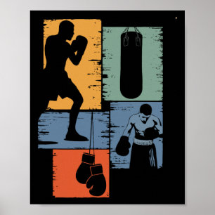 Póster Futuro campeón Boxer Niños Niños Diseño Gráfico di