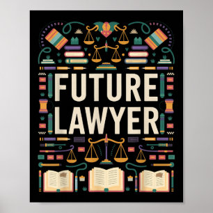 Póster Futuro Colegio de Abogados Niños Niñas Mujeres Peq
