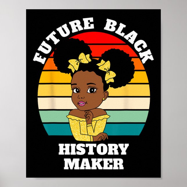 Póster Futuro creador de historia negra Junetdecio Hbcu A (Frente)