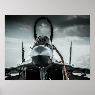 Póster Futuro de la Fuerza Aérea Polaca MIG-29