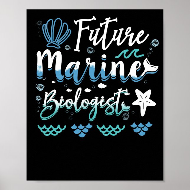 Póster Futuro estudiante de Biología Marina (Frente)