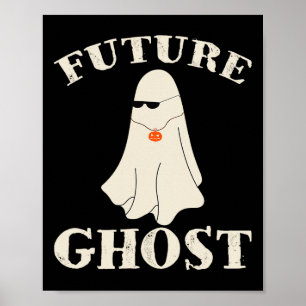Póster Futuro Fantasma Gracioso El Último Minuto Retro Ha