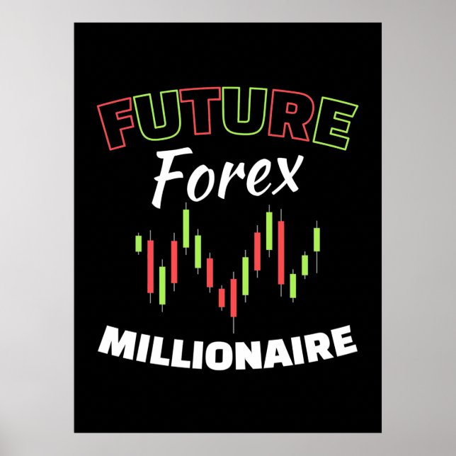 Póster Futuro inversor Forex Millionaire (Frente)