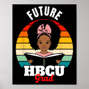 Póster Futuro Mes de Historia Negra de Hbcu Grad Africano