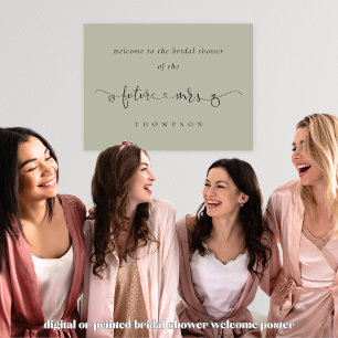 Póster Futuro Sra. Arty Script Sage Bienvenida Ducha Noda