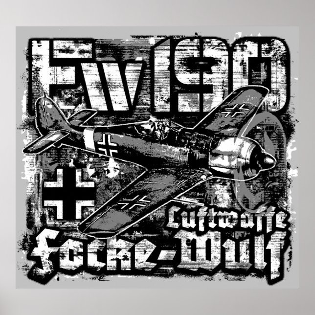 Póster Fw 190 (Frente)