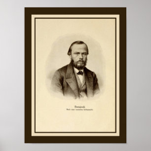 Póster Fyodor Mikhailovich Dostoyevsky 12" x 16"