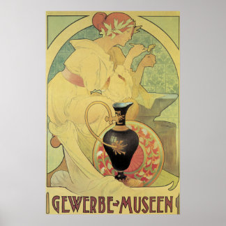 Póster G Abegg Gewerbe Museen
