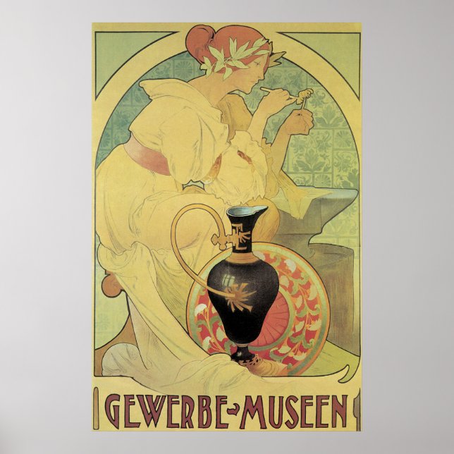 Póster G Abegg Gewerbe Museen (Frente)