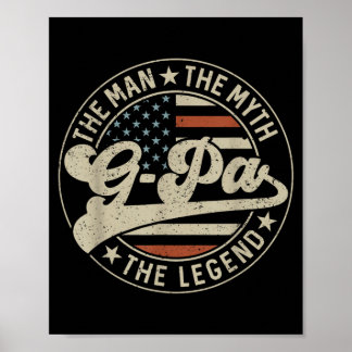 Póster G-Pa El Único La Leyenda Día del Padre Bandera