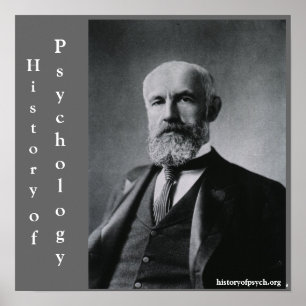 Póster G. Stanley Hall Historia del lienzo de psicología