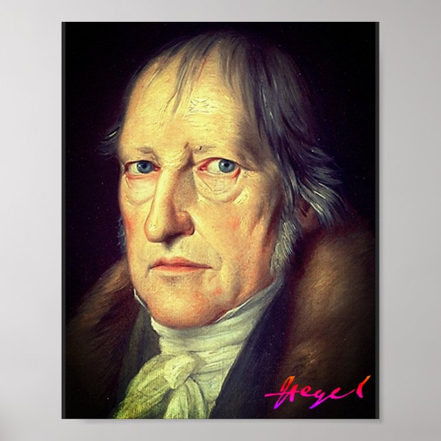 Póster G. W. F. Hegel (retrato de 1831) (Frente)