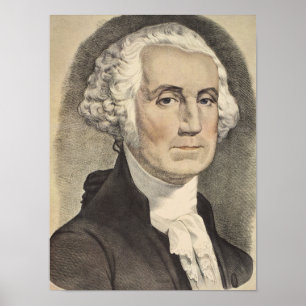 Póster G Washington, curtidor e Ives