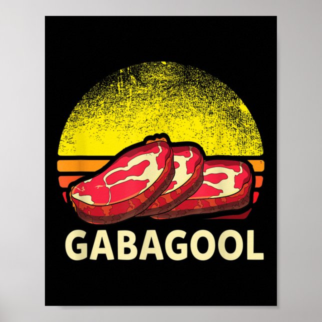 Póster Gabagool Cacola Meat Lover New Jersey Italian Gift (Frente)