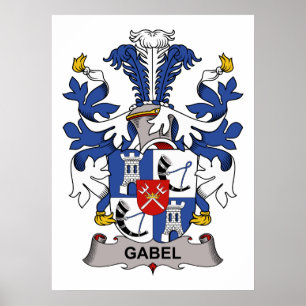 Póster Gabel Family Crest