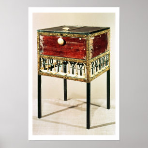 Póster Gabinete adornado del tesoro de Tutankhamun