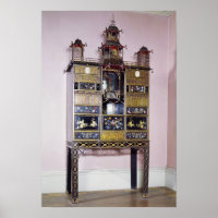 Gabinete de pagoda al estilo de Thomas Chippendale