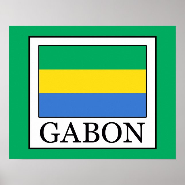 Póster Gabón (Frente)