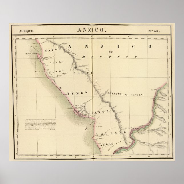Póster Gabón, Congo 38 (Frente)