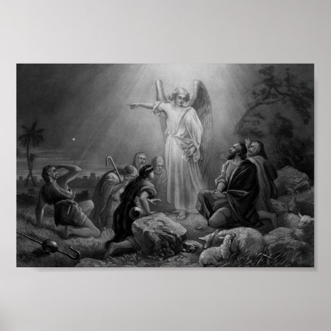 Póster Gabriel Anunciando El Nacimiento De Jesús (Frente)