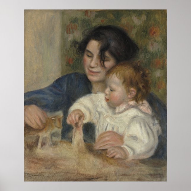 Póster Gabrielle and Jean by Pierre-Auguste Renoir (Frente)