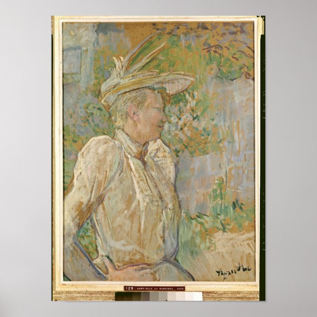 Póster Gabrielle la bailarina, 1890 (Frente)