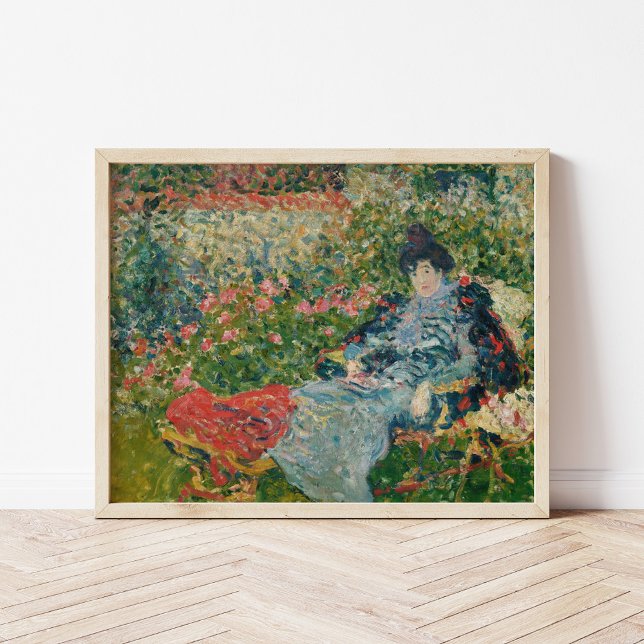 Póster Gabrielle Valtat au Jardin | Louis Valtat (Subido por el creador)