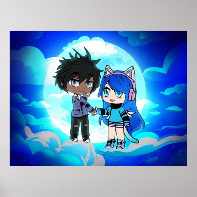 Póster Gacha sky scene (Frente)
