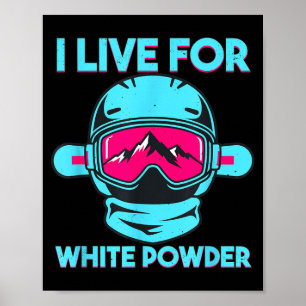Póster Gafas de esquí retro para snowboard años 80 90 apr