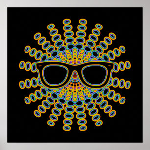 Póster Gafas de nerd soleadas + tu trasero. e ideas