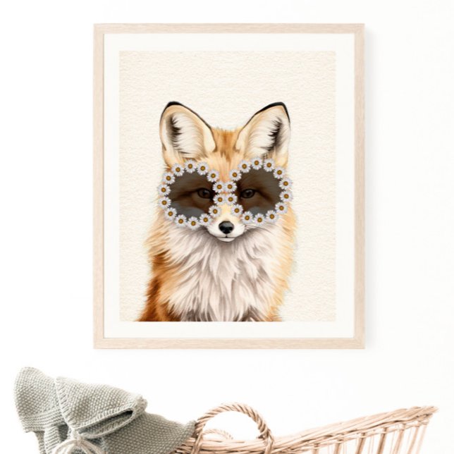 Póster Gafas de sol de Fox Daisy Woodland Nursery (Subido por el creador)