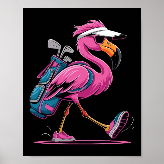Póster Gafas de sol de golf Ping Flamingo Mujer Damas Hom (Frente)