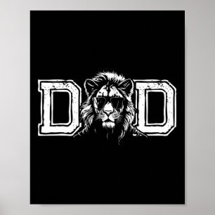 Póster Gafas de sol para hombre Dad Increíble Rey León -