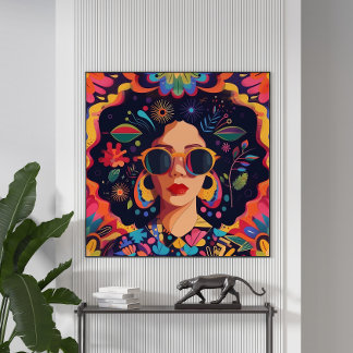 Póster Gafas de sol y asos