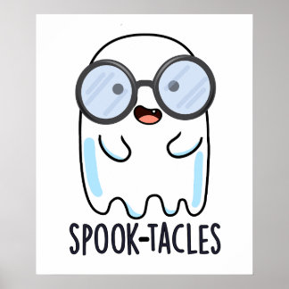 Póster Gafas de susto Chiste de fantasma divertido