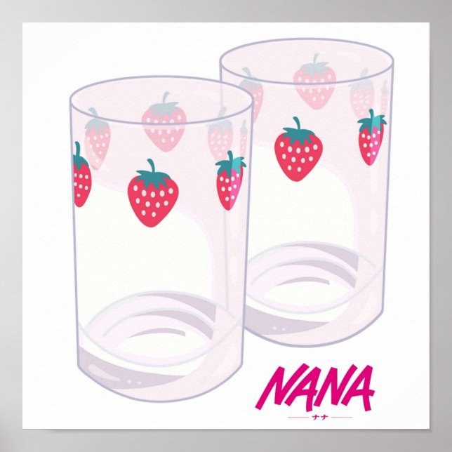 Póster Gafas Nana Strawberry (Frente)