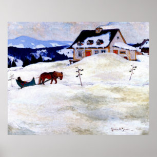 Póster Gagnon - A Laurentian Homestead,