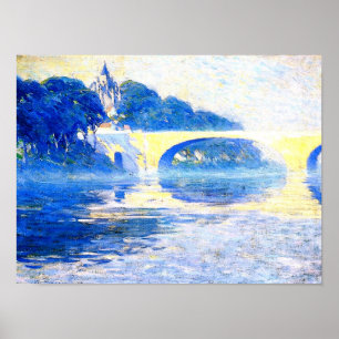 Póster Gagnon - Early Morning Mist, Pont de l'Arche