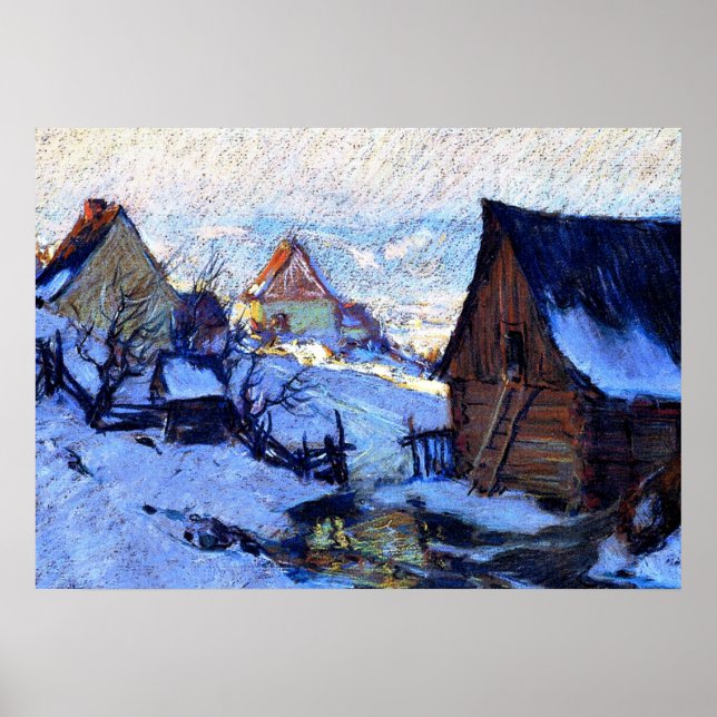 Póster Gagnon - Spring Thaw, Baie-Saint-Paul (Frente)
