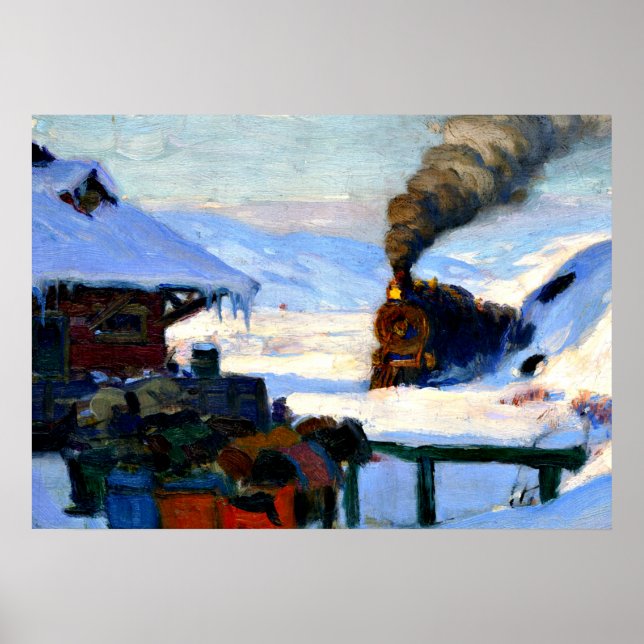 Póster Gagnon - The Train, Baie-Saint-Paul (Frente)