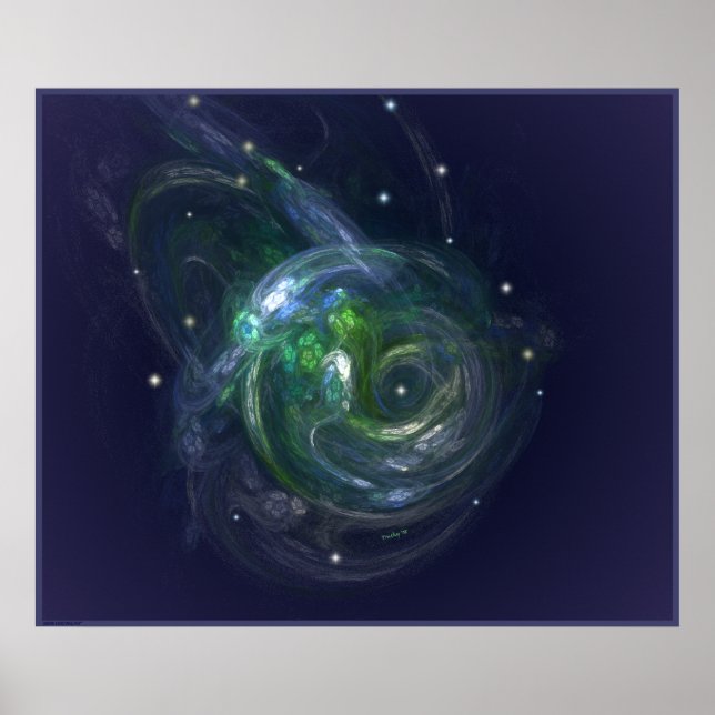 PÓSTER GAIA ~ THE LIVING PLANET (Frente)