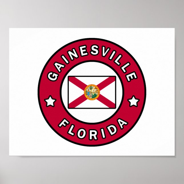 Póster Gainesville Florida (Frente)
