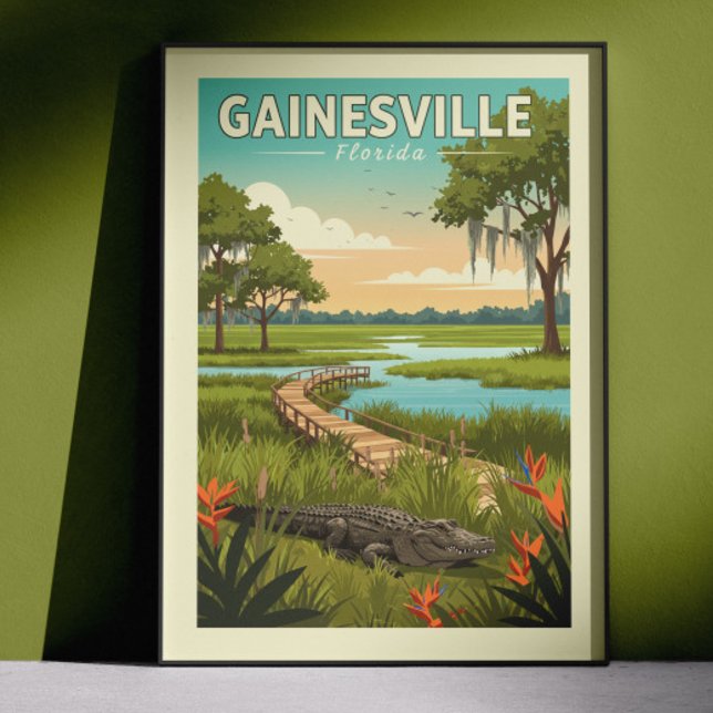 Póster Gainesville Florida Antiguo (Subido por el creador)